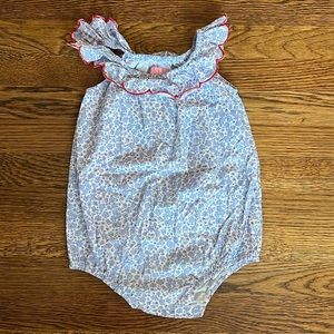 Bisby Flora Bubble - Tory Floral (red white & blue) 18-24 mo